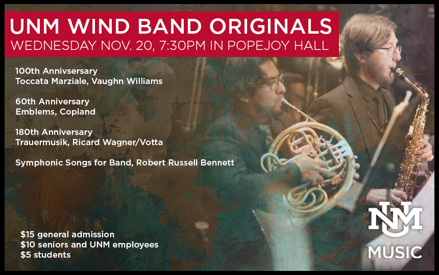 More Info for UNM Wind Band Originals